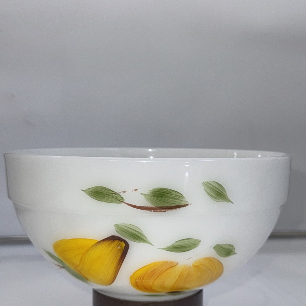 Vintage Fire King Anchor Hocking ‎ Fruit Colonial Mixing Bowl Farm House Cottage